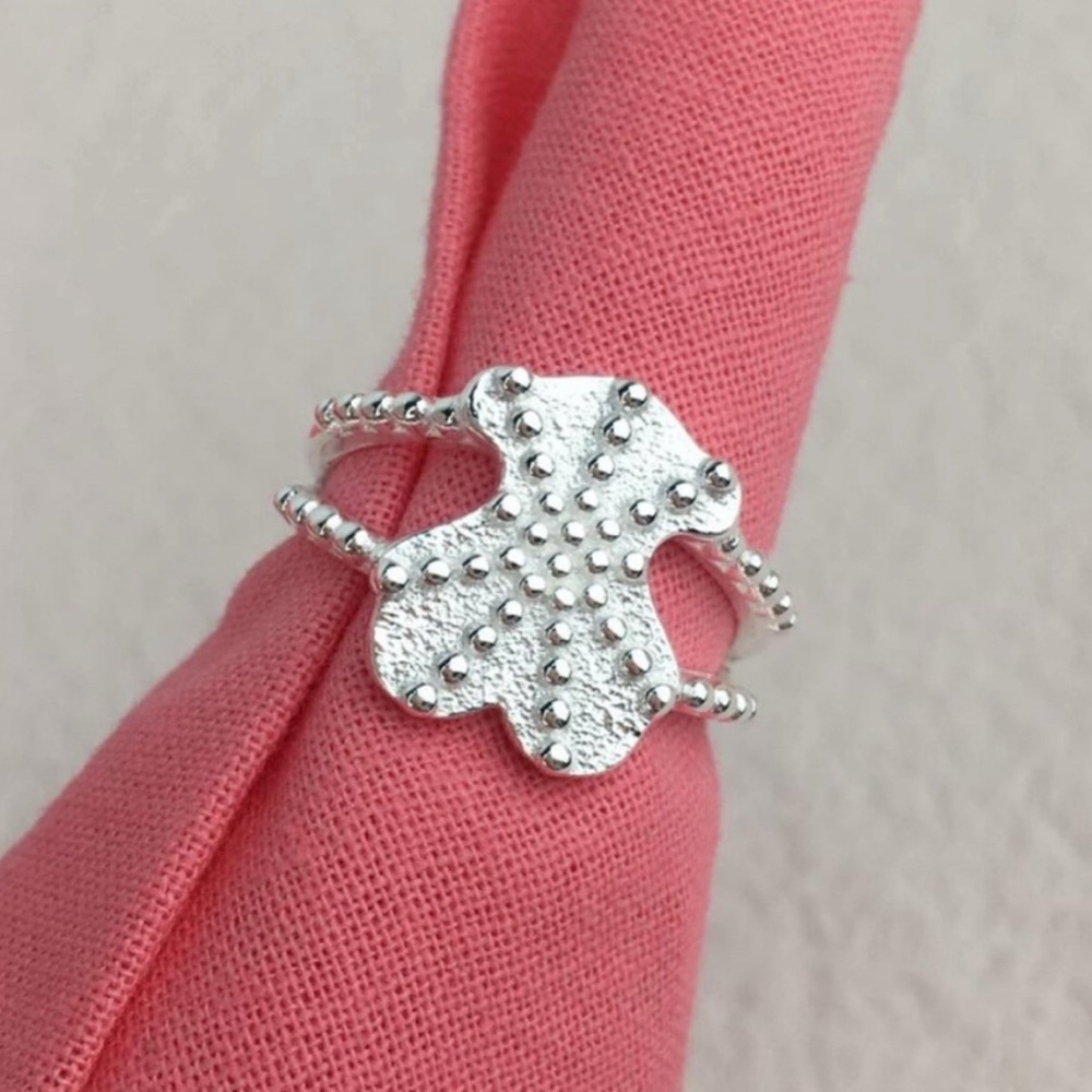 Grain 7 Ring bear sterling silver 925